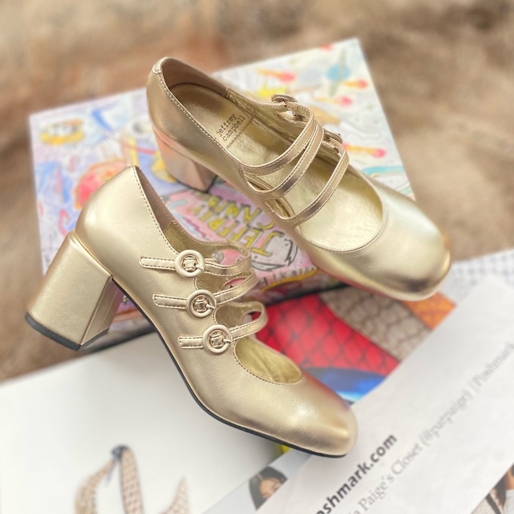 Anthropologie x Jeffrey Campbell Tierz Mary Jane Pump